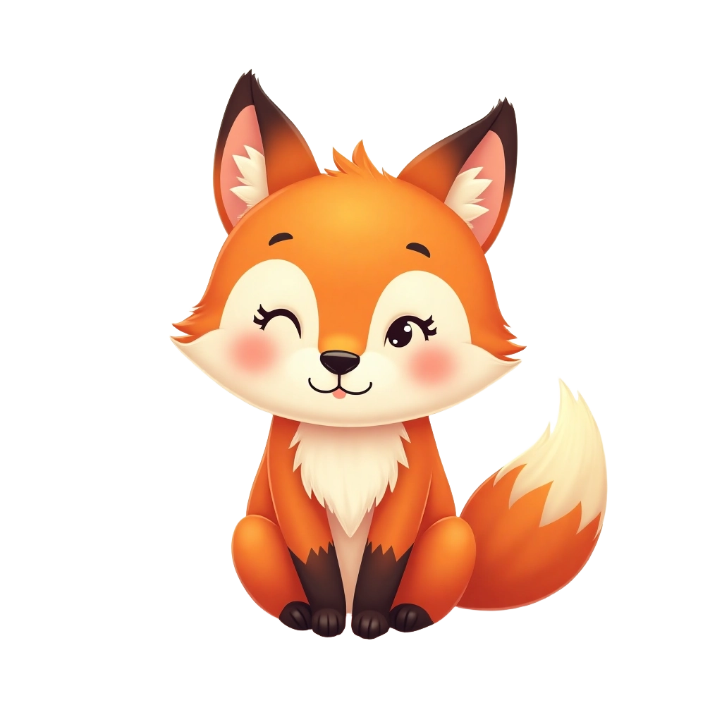 Cute Cartoon Fox